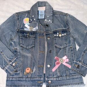 Disney Cinderella Denim Jacket size 3 EUC